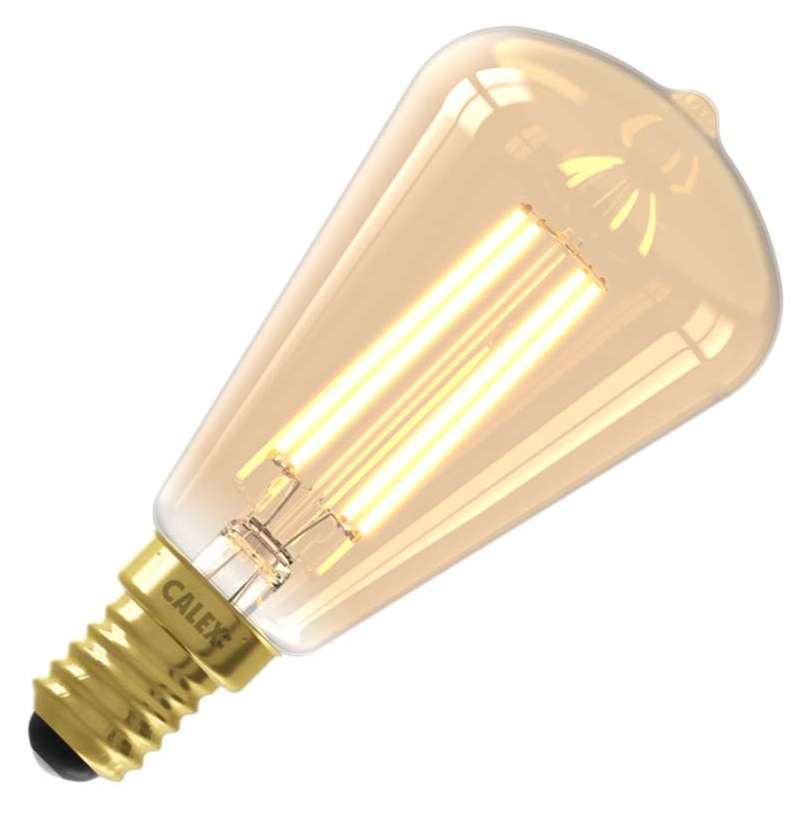 Calex | LED filament | Kleine fitting E14 | Edison lamp | 48mm | 3.5W
