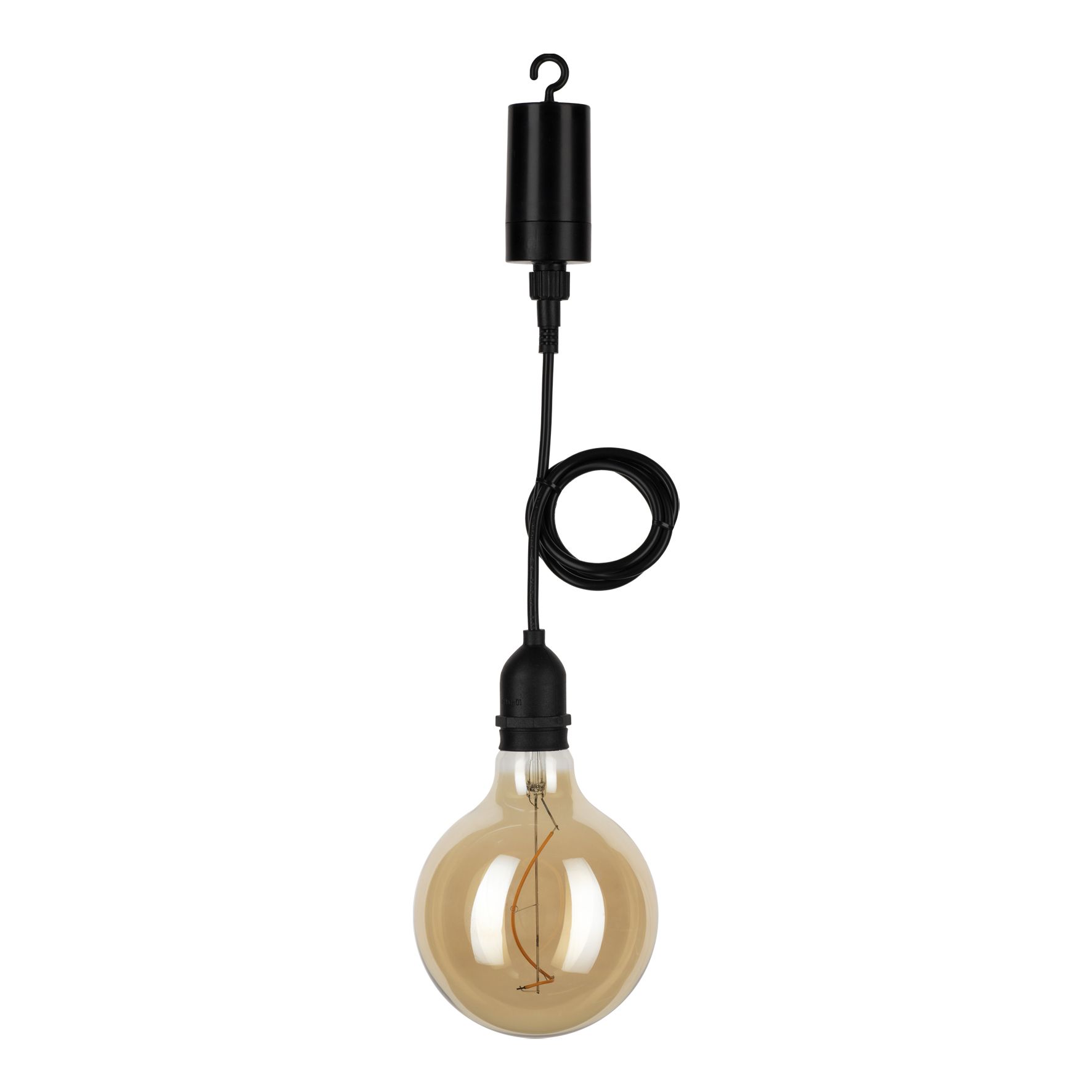 Bailey | Pendelarmatuur Glas | Grote fitting E27