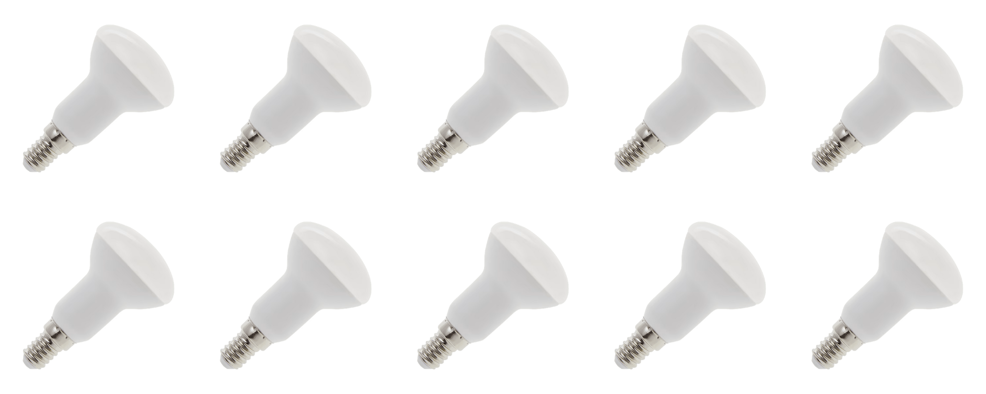 Lighto | Led Lamp | Kleine Fitting E14 | Reflectorlamp | Helder | 50mm | 4W | 10 Stuks