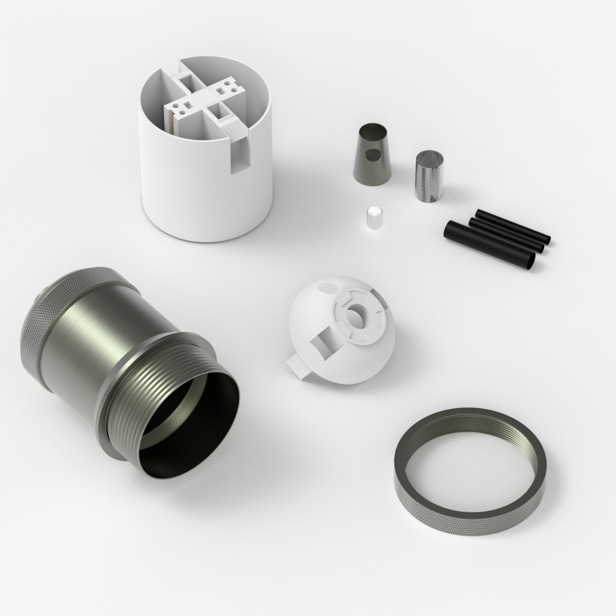 Calex | Lamphouder | E27 Fitting | Aluminium | Mat Brons | 60W