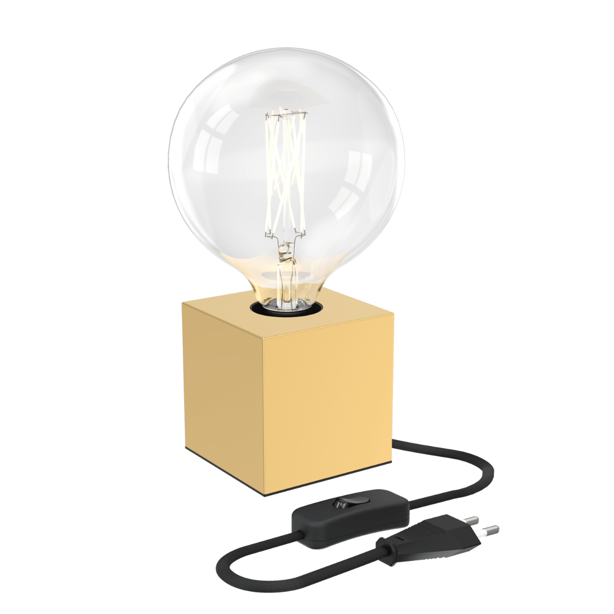 Calex | Tafelarmatuur | Vierkant | Goud | E27 fitting