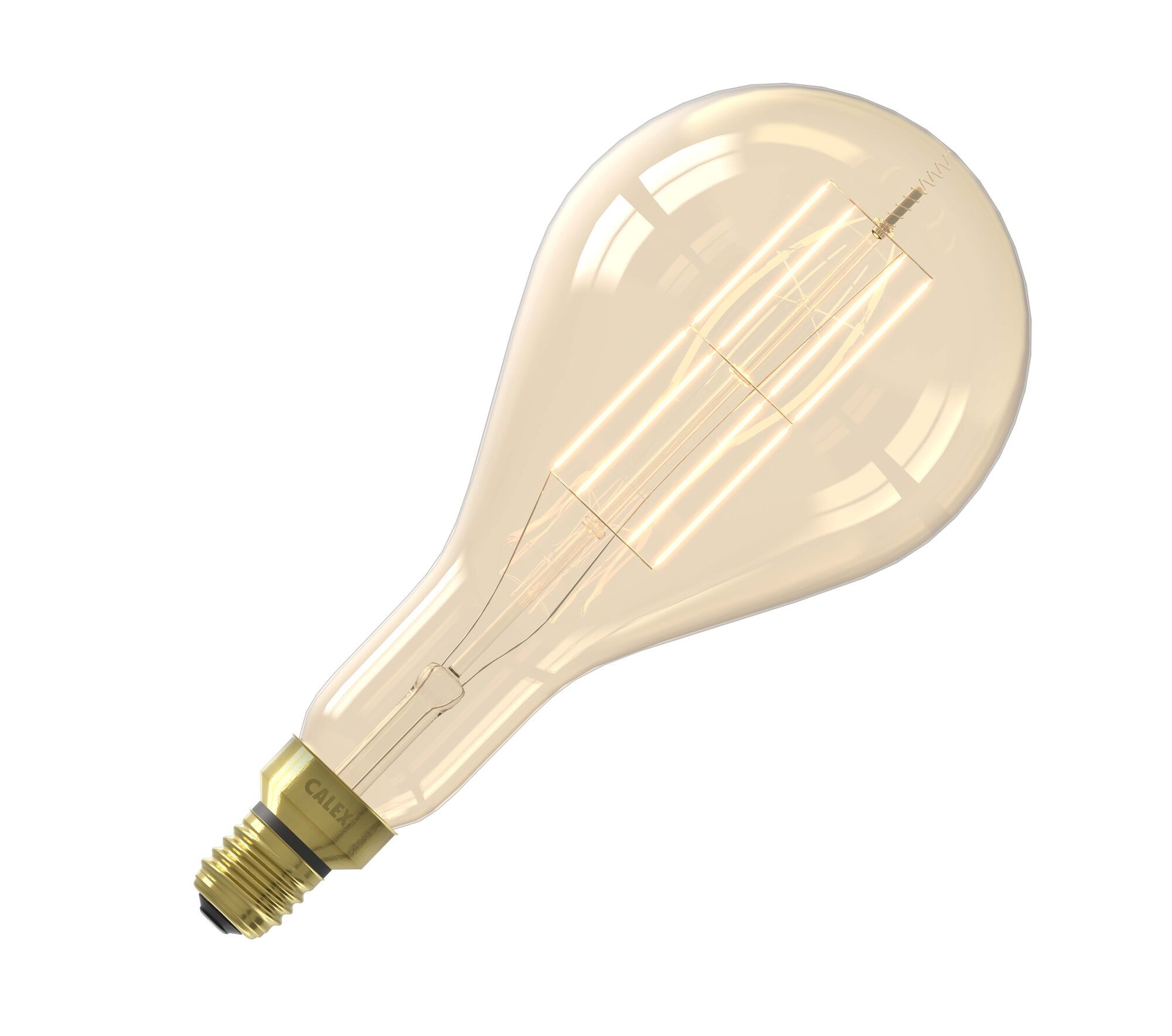 Calex | Splash High Lumen | Goud | Recht Filament | 10, 5W | E27 Fitting