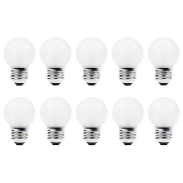 Gloeilamp | Grote fitting E27 | Kogellamp | Mat | 45mm | 60W