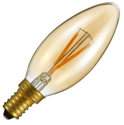 Spl | Led Kaarslamp | Kleine Fitting E14 | 2W Dimbaar
