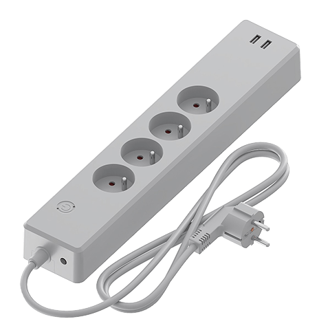 Calex Smart Home | Slimme Stekkerdoos | 4x + 2x USB Wifi