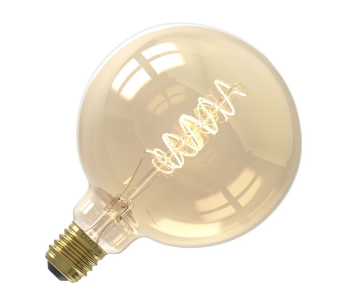 Calex | LED filament | Grote fitting E27 | Globe | G125 | Goud | 5.5W
