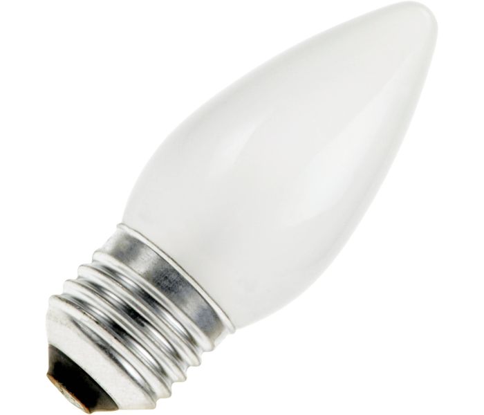 Gloeilamp Kaarslamp | Grote fitting E27 | 60W Mat