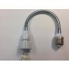 Verloopfitting E27 naar GU10 met flex arm 30 cm