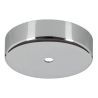 Bailey plafondkap metaal chroom + transparante kabel grip
