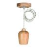 Bailey | Pendelarmatuur Hout | Grote fitting E27 | 60W Bailey | Pendelarmatuur Hout | Grote fitting E27 | 60W