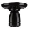 Bailey plafondfitting porselein E27 zwart Bailey plafondfitting porselein E27 zwart