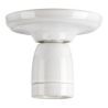 Bailey plafondfitting porselein E27 wit
