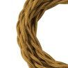 Bailey stoffen kabel gedraaid 2-aderig metallic goud 3m