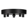 Bailey plafondkap metaal zwart multi-kabel 5 Bailey plafondkap metaal zwart multi-kabel 5
