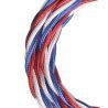 Bailey stoffen kabel gedraaid 3-aderig blauw/wit/rood 3m