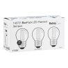 Bailey | 3x LED Kogellamp | Grote fitting E27  | 2W