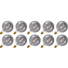 Lighto | LED filament | Grote fitting E27 | Globelamp | Goud | 125mm | 5W | 10 stuks Lighto | LED filament | Grote fitting E27 | Globelamp | Goud | 125mm | 5W | 10 stuks