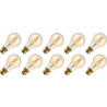 Lighto | LED filament | Bajonetfitting B22d | Standaardlamp | Goud | 60mm | 4W | 10 stuks