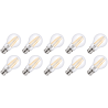 Lighto | LED filament | Bajonetfitting B22d | Standaardlamp | Helder | 60mm | 8W | 10 stuks Lighto | LED filament | Bajonetfitting B22d | Standaardlamp | Helder | 60mm | 8W | 10 stuks