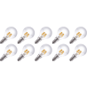 Lighto | LED filament | Kleine fitting E14 | Kogellamp | Helder | 45mm | 4W | 10 stuks Lighto | LED filament | Kleine fitting E14 | Kogellamp | Helder | 45mm | 4W | 10 stuks