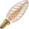 Lighto | LED filament | Kleine fitting E14 | Kaarslamp gedraaid | Helder | 35mm | 2W