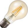 Lighto | LED filament | Grote fitting E27 | Standaardlamp | Goud | Schemersensor | 60mm | 4W | 4 stuks