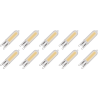 Lighto | LED lamp | G9 Fitting | Insteeklamp | Helder | 13mm | 3W | 10 stuks