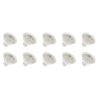 Lighto | LED lamp | GU5,3 Fitting | Spot | Helder | 50mm | 3W | 10 stuks Lighto | LED lamp | GU5,3 Fitting | Spot | Helder | 50mm | 3W | 10 stuks
