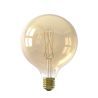 Calex | LED filament | Grote fitting E27 | Ball | Goud | 125mm | 6W
