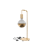 Calex | U-Line Tafellamp | Goud | E27 fitting | Met aan/uit schakelaar | Max. 1x60W | H53cm | 150cm kabel Calex | U-Line Tafellamp | Goud | E27 fitting | Met aan/uit schakelaar | Max. 1x60W | H53cm | 150cm kabel