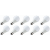 Lighto | LED lamp | Grote fitting E27 | Standaardlamp | Helder | 60mm | 12W | 10 stuks