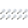 Lighto | LED lamp | Grote fitting E27 | Standaardlamp | Opaal | 60mm | 5W | 10 stuks