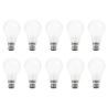 10x Gloeilamp | Bajonetfitting B22d | 60W Mat
