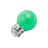 Lighto | LED lamp | Grote fitting E27 | Groen | Kogellamp | 45mm | 1.5W | Dimbaar | Geschikt voor prikkabel