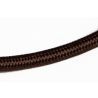 Stoffen kabel bruin rond 2x0.75mm 10 meter