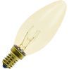 Gloeilamp | Kleine fitting E14 | Kaarslamp | Goud | 35mm | 25W Gloeilamp | Kleine fitting E14 | Kaarslamp | Goud | 35mm | 25W