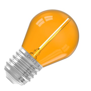 Calex | LED G45 | Orange | E27 fitting | 0.5-1W