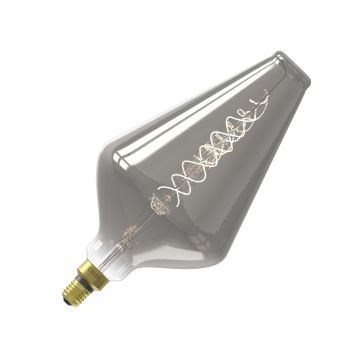 Calex | Vienna | Titanium | Dubbel spiraalfilament | 6W | E27 fitting