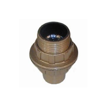 Fitting E14 goud met schroefdraad