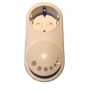 Stekkerdimmer LED/halogeen/gloeilamp 230v wit 5-150w