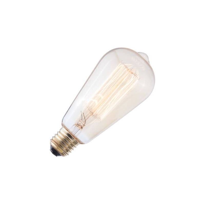 passend Inconsistent niemand Kooldraadlamp Edison lamp | Grote fitting E27 | 40W Goud