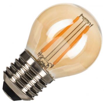 Bailey | LED Kogellamp | Grote fitting E27  | 4W Dimbaar