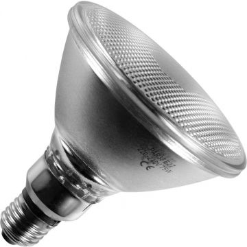 Halogeen Hi-Spot PAR38 | Grote fitting E27 Dimbaar | 75W 124mm Mat