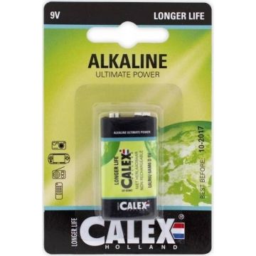 Calex Alkaline 9V blok batterij