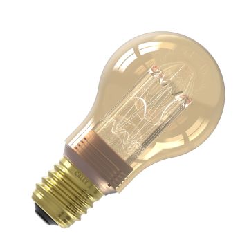 Calex | LED filament | Grote fitting E27 | A60 Standaard | Goud | 3.5W | Dimbaar