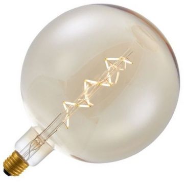 SPL BIG LED Filament Globelamp | 6W Grote fitting E27 | Dimbaar Goud | ø200mm