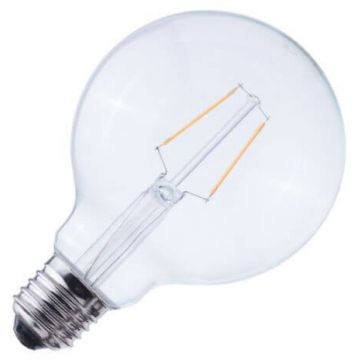 Bailey | LED Globelamp | Grote fitting E27 | 2W (vervangt 25W) 95mm