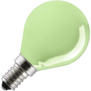 Gloeilamp Kogellamp | Kleine fitting E14 | 15W Groen
