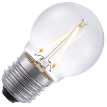 SPL LED Filament Kogellamp | 2W Grote fitting E27 | Dimbaar