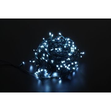 Modee | Kerstverlichting LED lichtsnoer | 10m | 100 Lichtpunten met 8 Lichtstanden | IP44| Koud Wit Licht